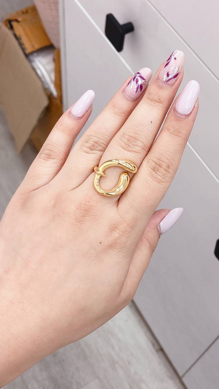 انگشتر استیل رنگ ثابت ضد حساسیت